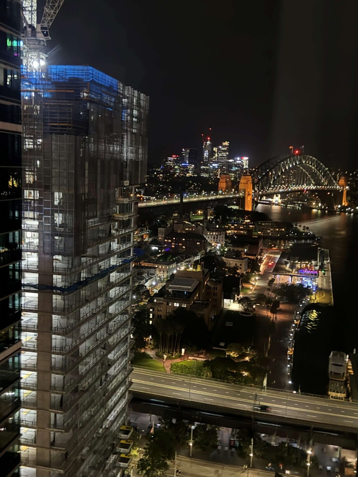 Australia city at night